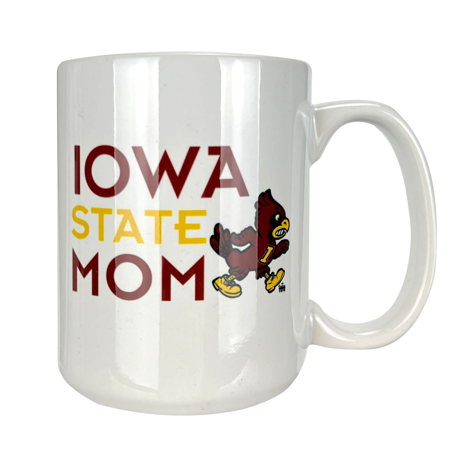Walking Cy Mom White Mug 15 oz
